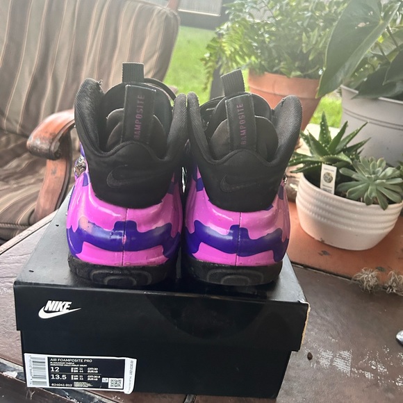 Nike Foamposite purple camo